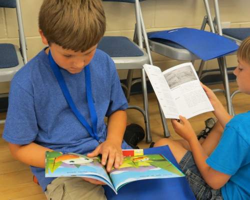 Children reading