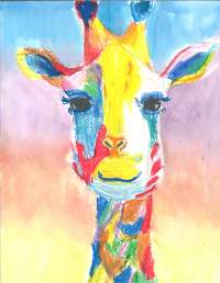 Giraffe and his spots